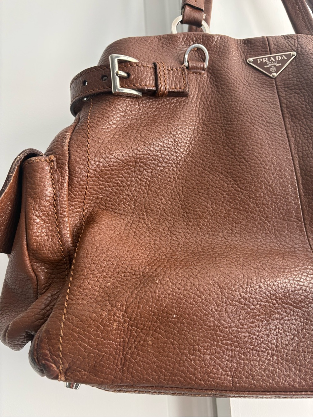Prada Vitello Daino Leather Shoulder Bag - Picture 5 of 12
